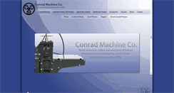Desktop Screenshot of conradmachine.com