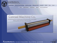 Tablet Screenshot of conradmachine.com
